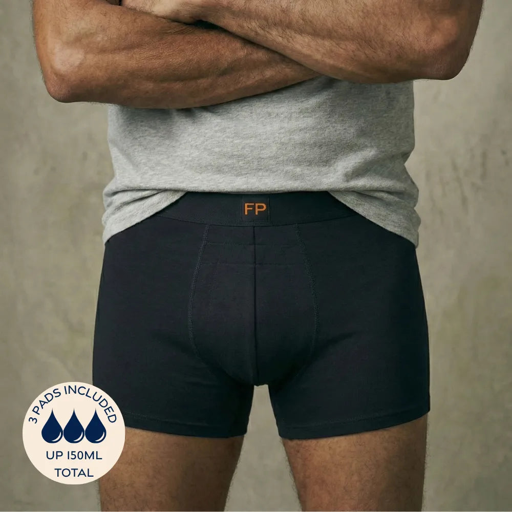 The Ultra men's leakproof underwear with washable pads by Frank's Pants